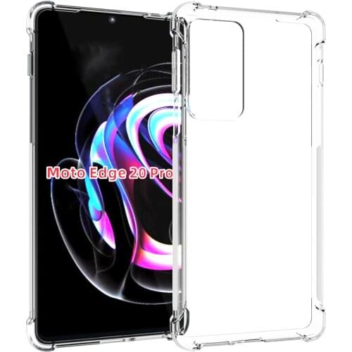 Crystal Clear Anti-slip Anti-Scratch Shockproof Durable Flexible TPU soft Case Cover for Motorola Moto edge 20 Pro 2021 Cases