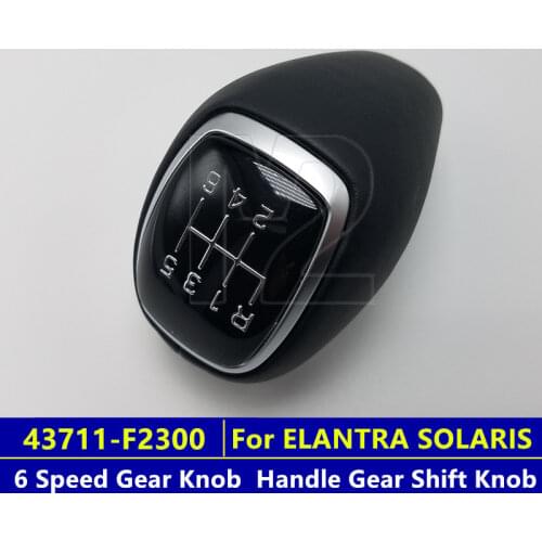 GENUINE 6 Speed Gear Knob Handle Gear Shift Knob for 17 I30 16-Elantra 17 SOLARIS 43711-F2300TCS 43711F2300TRY
