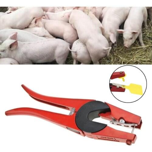 Livestock Cattle Pig Ear Tag Clamp Applicator Rabbit Sheep Cattle Ear Mark Pliers Animal Breeding and management tool1pcs