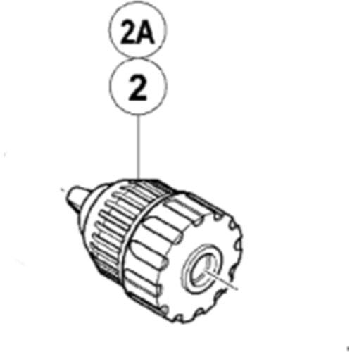 DRILL CHUCK 13VLRW-N For HIKOKI DS14DVB DS18DVB2 320684