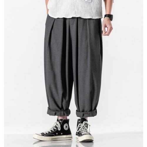 Solid Color Mens Jogger Pants High Quality Man Harem Pants Loose Streetwear Woman Trousers 2021 Sweatpants Casual Large Size 5XL