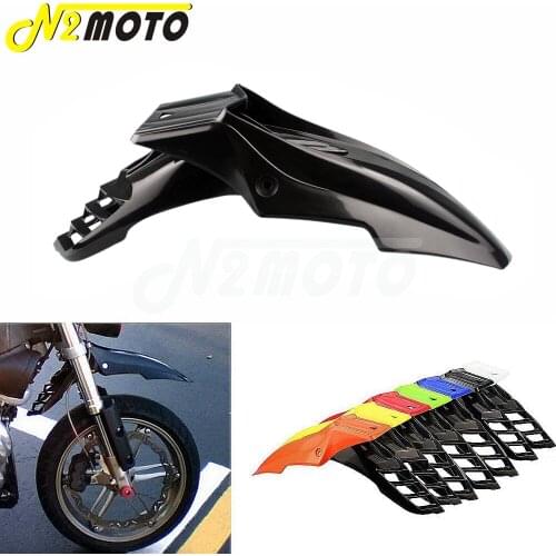 Universal ABS Plastic Motorcycle Front Fenders Mudguard Wheel Splash Shield Guard Supermoto MX Enduro Dirt Bike Fender Black