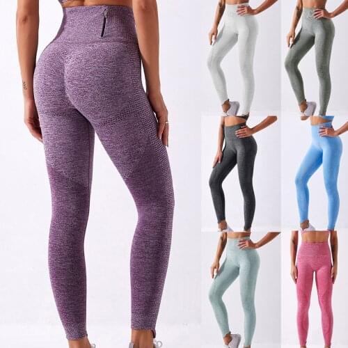 WomenS Quick-Drying Seamless Leggings Yoga Clothes Pants With Pockets Fitness Tights Sports Trousers Tights Women Yoga Pants