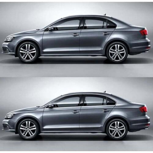 12pcs Full Window Pillars Window Sill Molding Trim Exactly Fitted For VW Sagitar 2011-2015