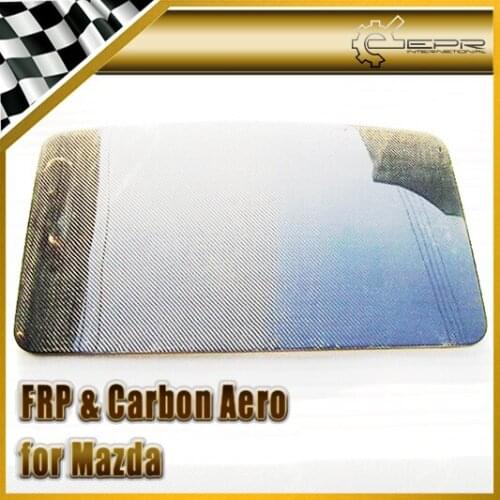 Car-styling For Mazda RX7 FC3S Carbon Fiber Sunroof Panel Glossy Fibre Car Top Accessories Racing Body Kit Trim