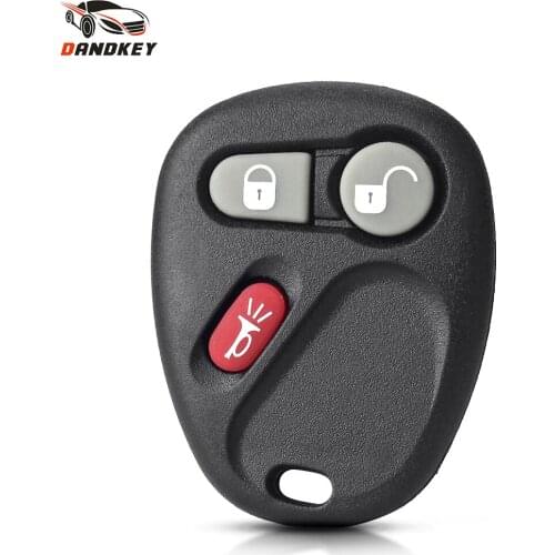 Dandkey 3 Buttons Blank Car Replacement Keyless Remote Key Shell Case Cover For Buick Hummer H3 GMC For Chevrolet Colorado Isuzu