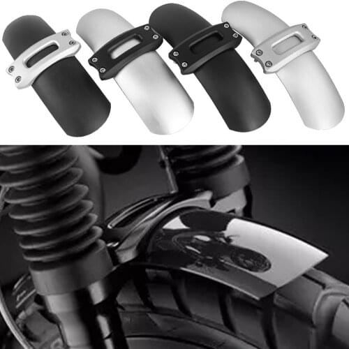 For BMW R9T R Nine T RNINET Scrambler Motorcycle CNC Front Wheel Fender Mudguard With Fork Stabilizer Kit 2016 2017 2018 2019