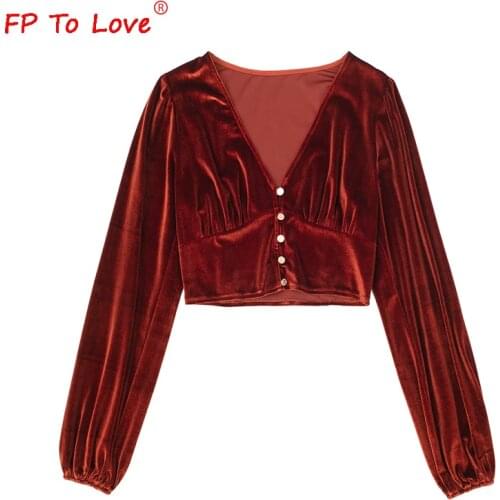 Зеленые блузки FP TO LOVE China At AliExpress