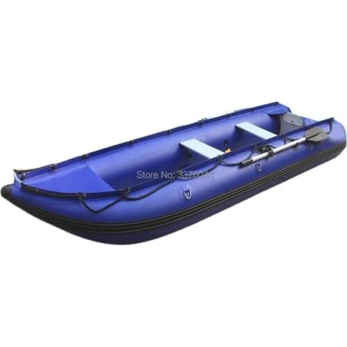 GTK420 Free Sea Shipping 3 people Boat Pedal Kayak Boat Inflatable Fishing