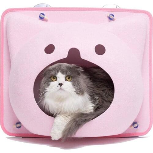 Cat Cave Bed Window Hammock Lounger Suction Cups For Pet Cat Rest House Soft And Comfortable Cage