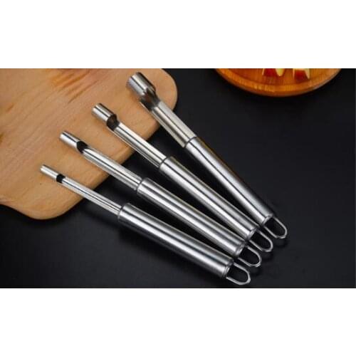 Stainless steel corer apple pear Hawthorn red date corer core pulling kitchen gadget