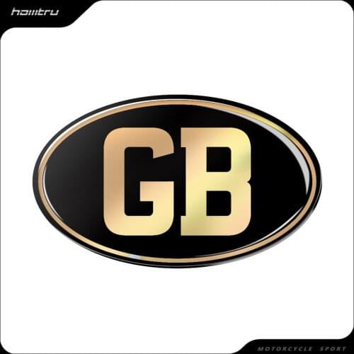 Motorcycle Tank Decals GB Euro Oval Sticker Car Stickers Case for Aprilia Ducati Yamaha Suzuki BMW MV Kawasaki Tank