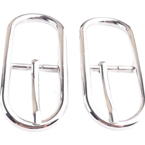 6PCS Belt buckle 20mm(3/4inch) for Bag Shoe Strap Belt Web Adjust Roller Pin Buckle Snap Rectangle Ring Leather Sewing Craft DIY