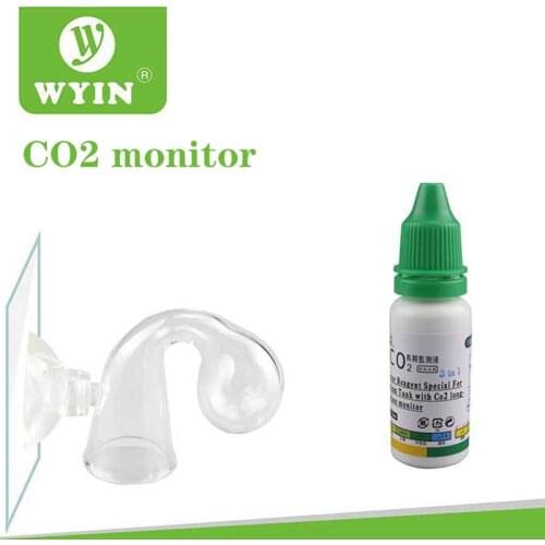 WYIN Aquarium CO2 Indicator Solution Fish Tank Liquid Test PH Long-term Monitor CO2 Bubble Counter For Plant ADA quality