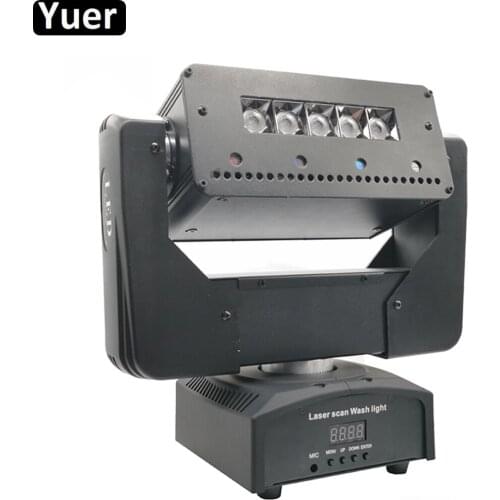 2Pcs/Lot Stage Laser Moving Head Light DMX512 Strobe Wash Beam 3IN1 Effect Light Led RGB 3IN1 DJ Disco Bar Lighing Equipment