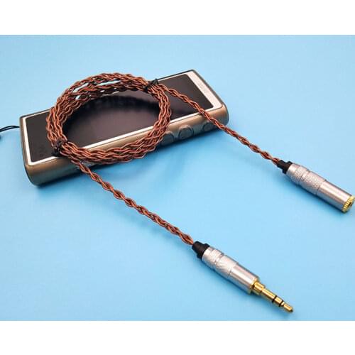 Diy extension cable 7n occ cable 3.5mm male to 3.5mm female