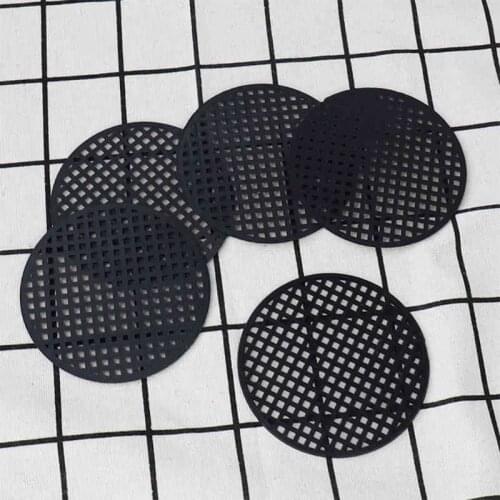 100Pcs Flower Pot Hole Mesh Pad, 4.5cm Diameter Round Bonsai Pot Bottom Grid Mat Mesh Drainage Netting Hole Screen