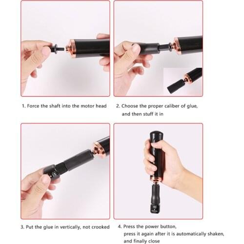 Eyelash Glue Shaker Electric Wake-Up Device Fast Shake Eyelash Glue Makeup Tool New