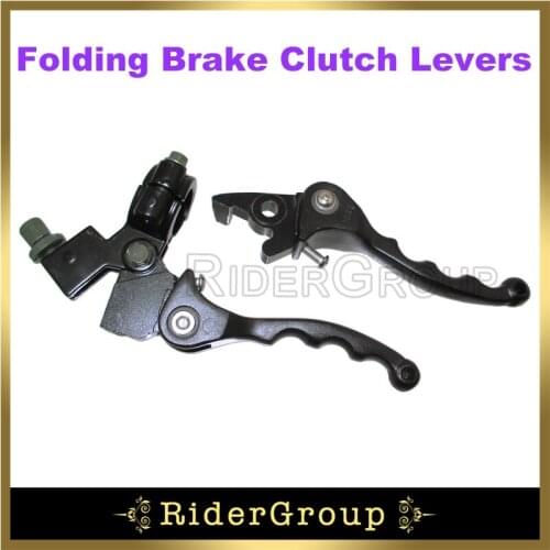 Folding Brake Clutch Levers For Stomp Lucky MX SSR 125cc 140cc Pit Dirt Bike Parts