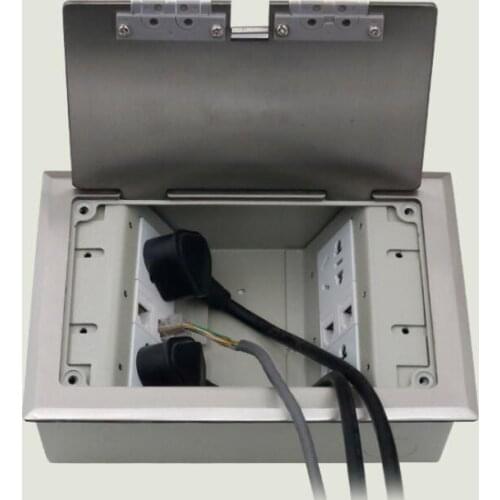 Stainless steel open type hidden side plug ground plug ground socket insert engineering ground