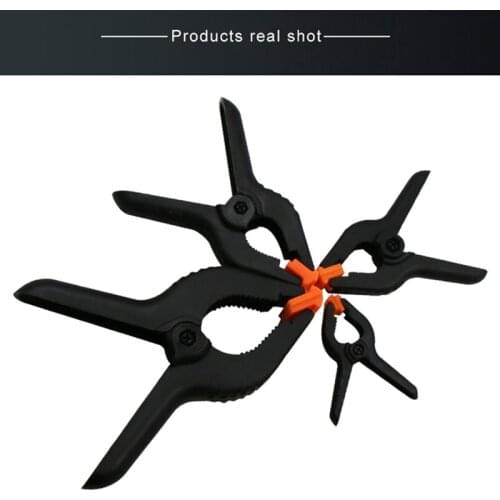 2/3/4/6inch Heavy Duty Woodworking Plastic Spring Clamp Strong A Type Extra Large Clip Nylon Wood Carpenter Spring Clamps Tool