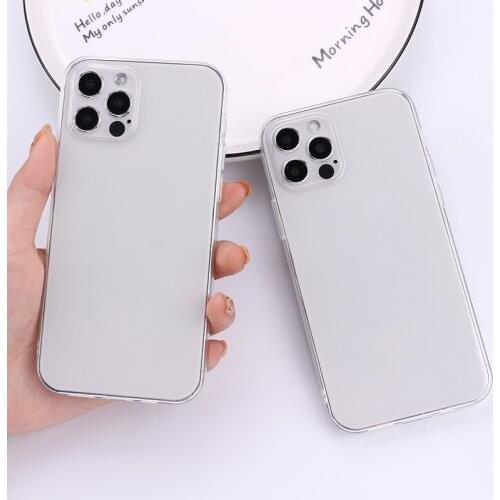 Ultra Thin Clear Phone Case For iPhone 11 7 Case Silicone Soft Back Cover For iPhone 11 12 Pro XS Max X 8 7 6s Plus 5 SE XR Case