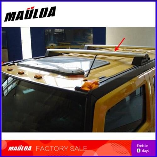 High quality hot sale Aluminium Alloy dedicated roof side rail cross bar for Hummer H2 2002 2003 2004 2005 2006 2007 2008 2009