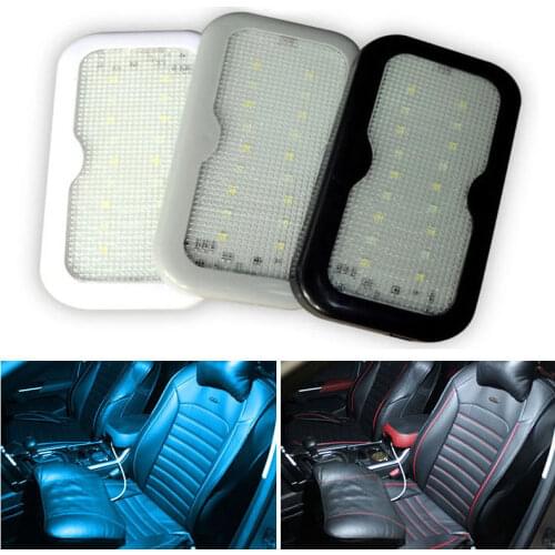 1Pcs Car Reading Ceiling Lamp Touch Type Car Interior Led Light Car Ceiling Reading Light Magnet Lamp Universal USB Charging