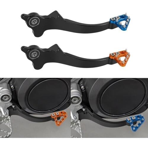 NiceCNC Brake Pedal Lever Aluminum CNC Footrest For KTM 690 Enduro R 690 SMC R 2011-2018 Husqvarna 701 Enduro Supermoto 2016-19
