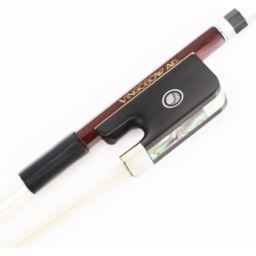 FREE SHIPPING 3/4 Size 310C Brazilwood Cello Bow Good Quality Ebony Frog White Horsehair Straight Cello Parts Accessories