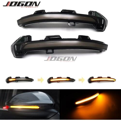 For VW Volkswagen Golf 8 GTI R GTE GTD MK8 2020 2021 Car LED Dynamic Turn Signal Light Side Mirror Sequential Blinker Indicator