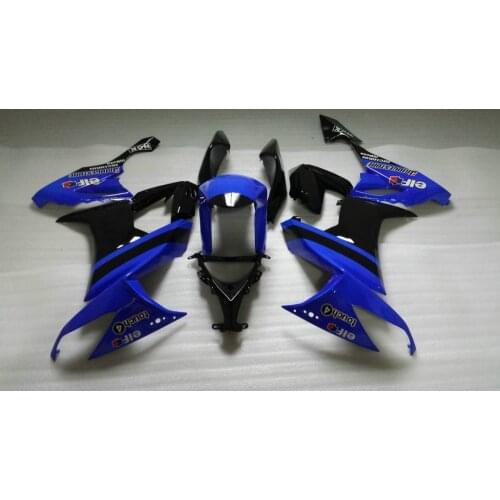Motorcycle Fairing kit for KAWASAKI Ninja ZX10R 2008 2009 2012 ZX10R 08 09 10 11 12 blue black Fairings set+7 gifts SK55