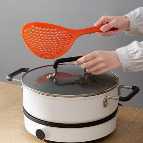 Kitchen Non-Stick Cooking Colander Creative Food Grade Skimmers Food Strainer Spaghetti Fliter Water Drainer Hot Sell