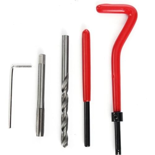30Pcs Thread Repair Tool Kit M6 Thread Repairing Spanner Wrench Inserts Hand Tool Accessories Set For Car Engine Repair