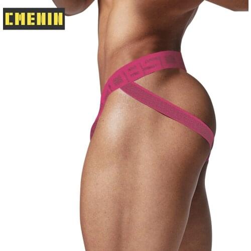 New Arrival Cotton Mens Underpants Gay Sexy Man Underwear Mens Jockstrap Soft Men Thong And G strings Sexi BS3127