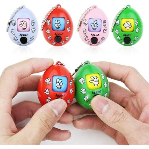 New Family Mora Games Rock Paper Scissors Play Egg Toys Family Games Keychain Novelty Antistress Interactive Toys Random Color