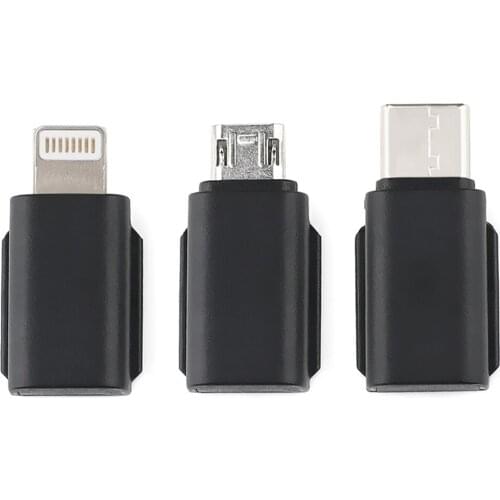 Osmo Pocket Smartphone Adapter Phone Connector Micro USB TYPE-C Android iOS Connector for DJI OSMO Pocket Parts