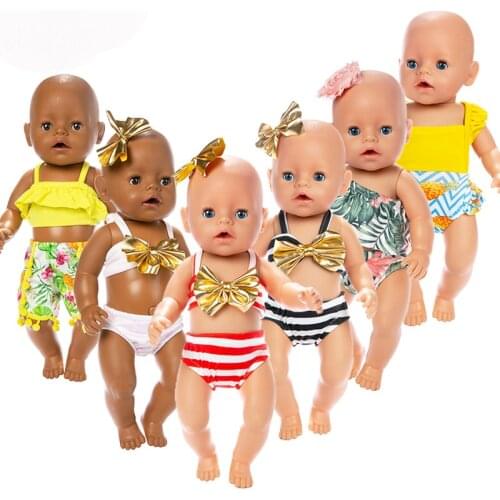 Sport Dress Doll Clothes Fit 17 inch 43cm Doll Clothes Born Baby Suit For Baby Birthday Festival Gift