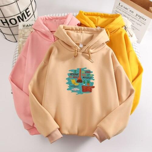 Cartoon Hoodie Women Oversized Clothes Harajuku Cute Hoodies for Girls Hip Hop Streetwear Winter Soft Fleece Chic Sudadera Mujer