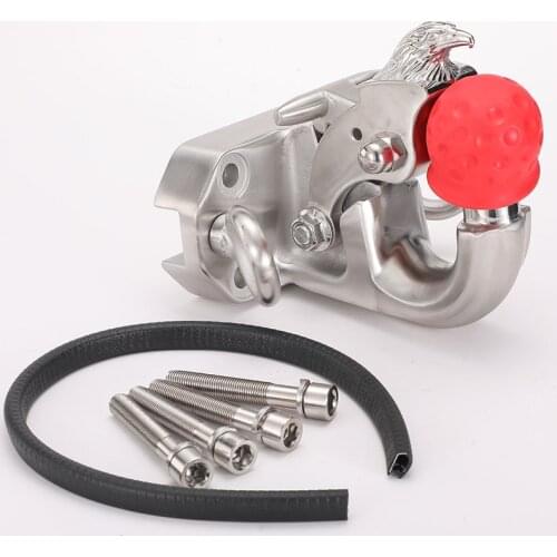 Heavy Duty Steel Trailer Bar Plug Towing Bar 4x4 trailer Multi-function Double Hitch Receiver rear bumper Locking Hitch Pin Trai