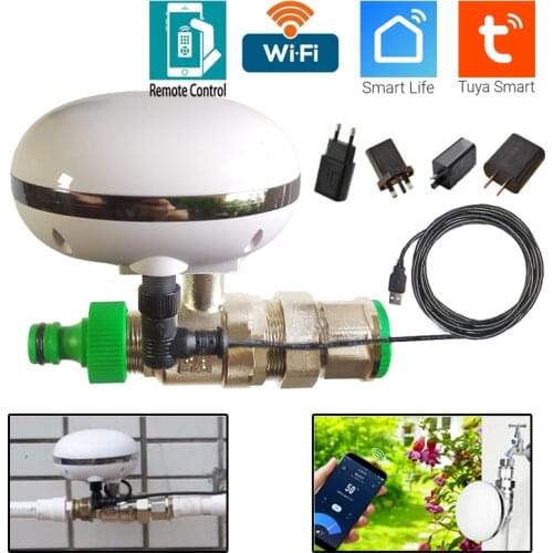 WIFI Connect Smart Watering Timer Garden Irrigation Controller waterproof Water Valve Irrigation timer Smart Watering System