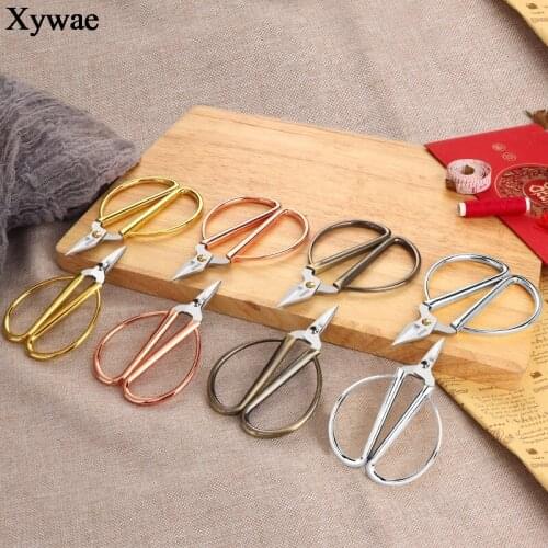 Stainless Steel Sewing Cutter Vintage Scissors Manicure Scissors Needlework Embroidery Scissor Household Thread Scissors Sewing