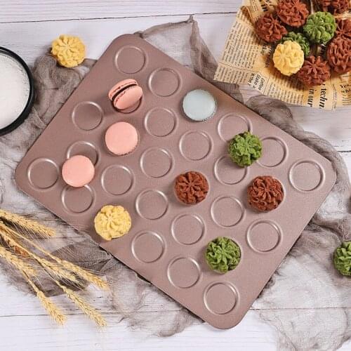 Macaron baking pan mold non-stick high-strength carbon steel biscuit baking pan oven household chassis mounting plate baking pan