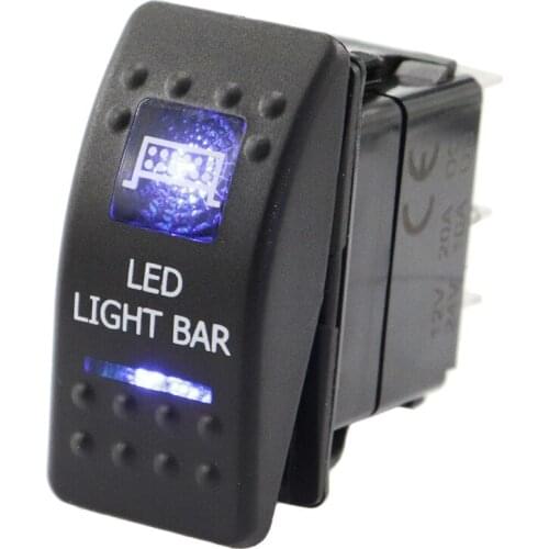 1pc 5 Pin universally Marine Toggle Switch with LED indicator light for Car Bus Truck Boat RV vehicle Motorcycle Waterproof New