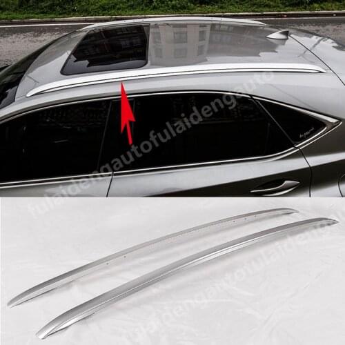 2pcs Roof Rail Carrier Rack For Lexus NX NX200 NX300h 2015-2020 Luggage Bar Roof Rack Side Rails Bars Luggage Carrier