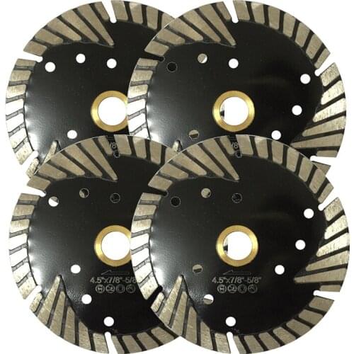 4pcs/lot 115mm hot press MG turbo 4.5"diamond saw blade for granite,marble and concrete.cutting wheel cutting tool saw blade