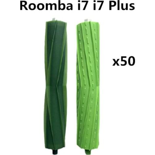 50set Washable Accessories Main Turbo Roller Green Brush For irobot Roomba i7 i7 Plus +i7P E5 E6 Robot Vacuum Cleaner Parts Kits