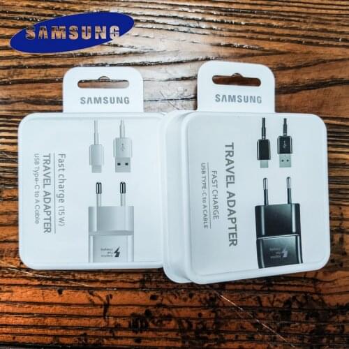 Samsung S8 S9 S10 Plus Fast Charger Power Adapter 9V 1.67A Quick Charge Type C Cable for Galaxy A40 A50 A70 A60 A80 note 10 8 9