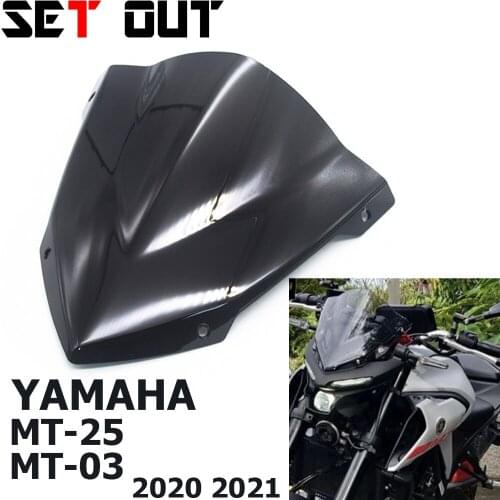 Motorcycle accessories windshield sun visor wind deflector for Yamaha MT-25 MT-03 MT25 MT03 2020-2021