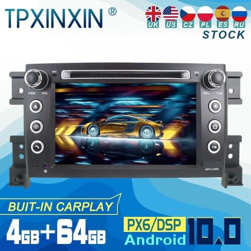 For Suzuki Grand Vitara 2005-2012 Android 10 Carplay Radio Player Car GPS Navigation Head Unit Car Stereo CD DVD WIFI DSP BT